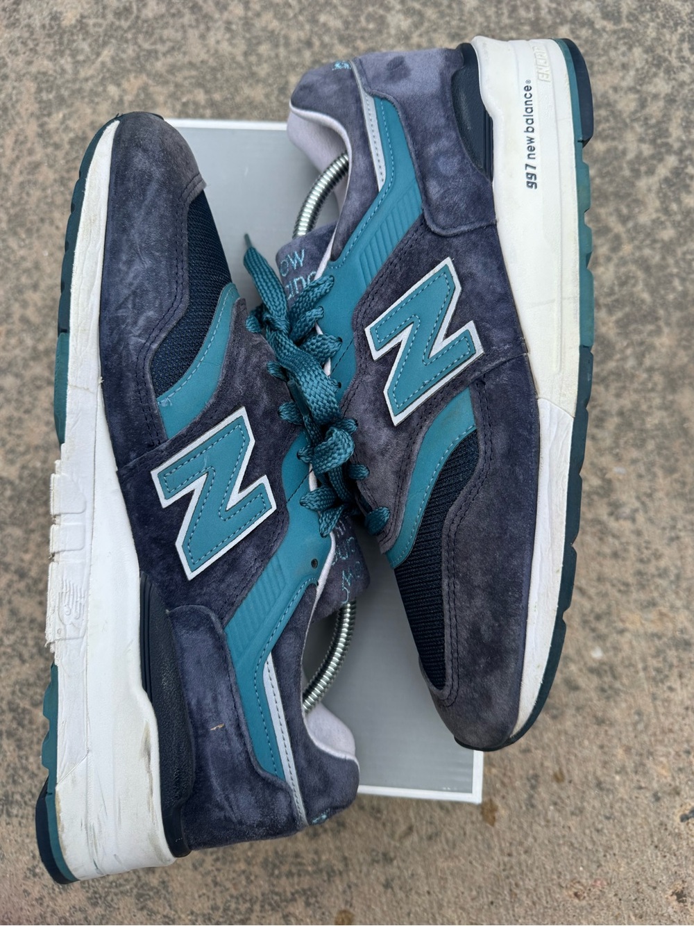 New Balance 997 Made In USA M997CEF Suede Sneakers Size 9.5